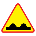 Znak drogowy nierówna droga A-11 ostrzegawczy 75 cm