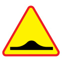 Znak A-11a Próg zwalniający trójkąt ostrzegawczy 75 cm