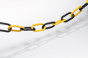Łańcuch odgradzający 1 m - czarno-żółty