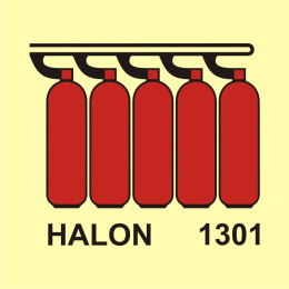 Bateria butli halonu 1301, 15x15 cm, PCV 1 mm