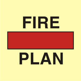 Plan ochrony przeciwpożarowej w pojemniku, 15x15 cm, SYSTEM TD