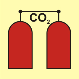Stanowisko uruchamiania gaśniczej instalacji CO2, 15x15 cm, SYSTEM TD