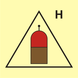 Stanowisko zdalnego uwalniania (H-gaz), 15x15 cm, PCV 1 mm