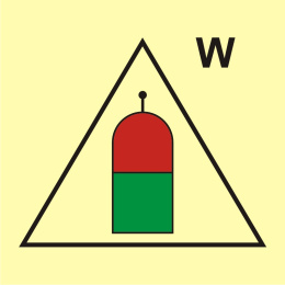 Stanowisko zdalnego uwalniania (W-woda), 15x15 cm, PCV 1 mm