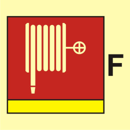 Wąż i dysza pożarnicza (F-piana), 15x15 cm, SYSTEM TD