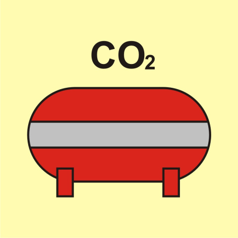 Zamocowana instalacja gaśnicza (CO2-dwutlenek węgla), 15x15 cm, SYSTEM TD