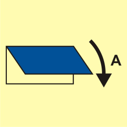 Zamykacz wlotu/wylotu wentylacyjnego (obszar serwisowy), 15x15 cm, PCV 1 mm