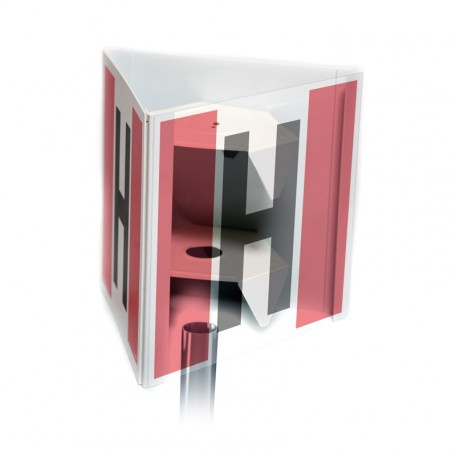Hydrant zewnętrzny przestrzenny 3D - duży 50 x 50 cm