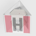 Hydrant zewnętrzny przestrzenny 3D - mały 25 x 25 cm