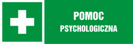 Pomoc psychologiczna, 20x60 cm, PCV 1 mm