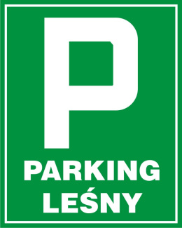 Parking Leśny, 40x50 cm, PCV 1 mm
