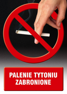 Palenie tytoniu zabronione 3, 21x29,7 cm, PCV 1 mm