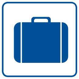 Przechowalnia bagażu 2, 10,5x10,5 cm, PCV 1 mm