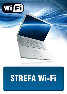 Strefa wi-fi 3, 14,8x21 cm, PCV 1 mm