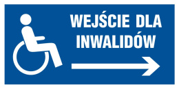 Wejście dla inwalidów w prawo, 15x30 cm, PCV 1 mm