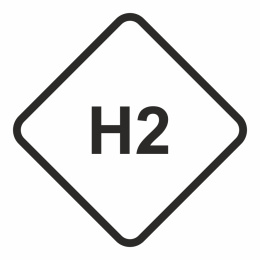 H2 - Gaz napędowy- Wodór, 10x10 cm, folia