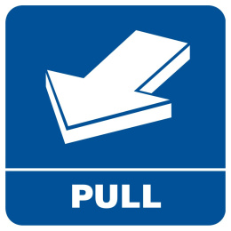 Pull, 10,5x10,5 cm, PCV 1 mm