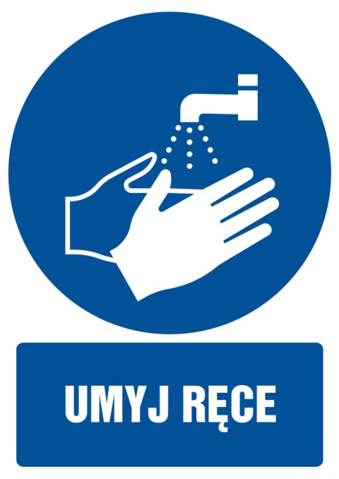 Umyj ręce, 66x93,3 cm, PCV 1 mm