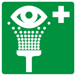 Prysznic do przemywania oczu, 15,8x15,8 cm, PCV 1 mm