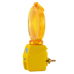 Lampa drogowa zmierzchowa MiniStar 1000 - żółta + bateria
