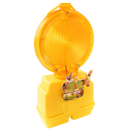 Lampa drogowa zmierzchowa Star 2000 - żółta + 2 baterie