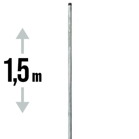 Słupek do znaków drogowych, ocynkowany, 1,5 mb Słupek do znaków drogowych, ocynkowany, 1,5 mb