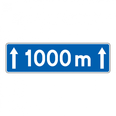 Tabliczka T-1b, folia I generacji, 850x350 mm Tabliczka T-1b, folia I generacji, 850x350 mm