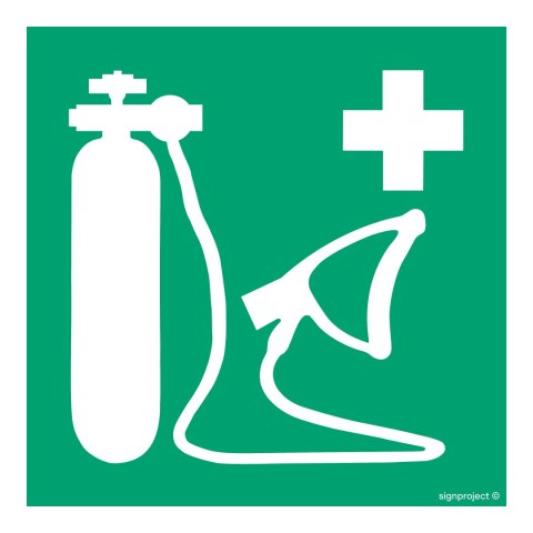 Znak AE028 Respirator tlenowy, 500x500 mm, FS - Folia samoprzylepna fotoluminescencyjna Znak AE028 Respirator tlenowy, 500x500 mm, FS - Folia samoprzylepna fotoluminescencyjna