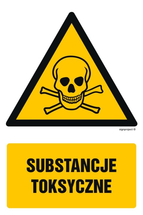 Znak GF005 Substancje toksyczne - opakowanie 10 sztuk, 50x75 mm, TS - Płyta TD fotoluminescencyjna Znak GF005 Substancje toksyczne - opakowanie 10 sztuk, 50x75 mm, TS - Płyta TD fotoluminescencyjna