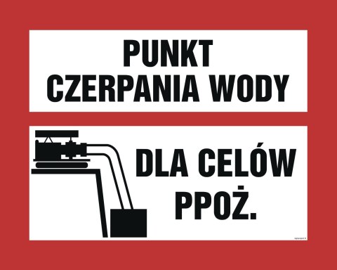 Znak BC141 Punkt czerpania wody dla celów ppoż, 500x400 mm, PS - Płyta 1 mm fotoluminescencyjna Znak BC141 Punkt czerpania wody dla celów ppoż, 500x400 mm, PS - Płyta 1 mm fotoluminescencyjna
