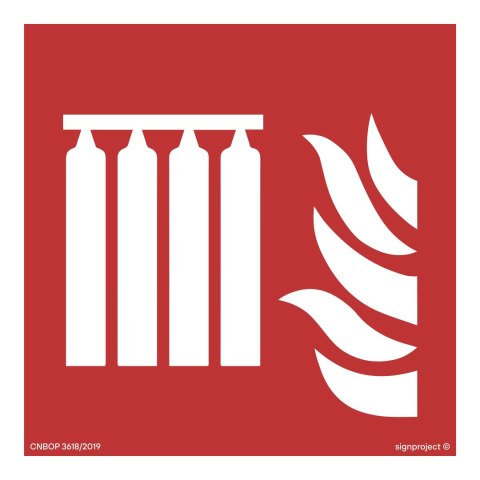 Znak BF008 Bateria stałego urządzenia gaśniczego, 500x500 mm, PS - Płyta 1 mm fotoluminescencyjna Znak BF008 Bateria stałego urządzenia gaśniczego, 500x500 mm, PS - Płyta 1 mm fotoluminescencyjna
