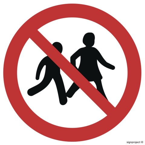Znak GA036 Zakaz wstępu dzieciom, 500x500 mm, TS - Płyta TD fotoluminescencyjna Znak GA036 Zakaz wstępu dzieciom, 500x500 mm, TS - Płyta TD fotoluminescencyjna