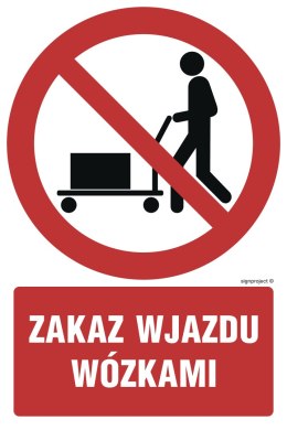 Znak GC066 Zakaz wpuszczania zwierząt na trawnik, 350x525 mm, FN - Folia samoprzylepna