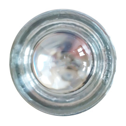 Punktowy element odblaskowy - 50 mm, biały, wpuszczany/wklejany