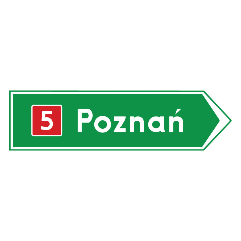 Znak E-3, folia I generacji