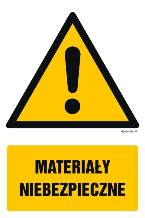 Znak GF042 Materiały niebezpieczne - opakowanie 10 sztuk, 50x75 mm, PS - Płyta 1 mm fotoluminescencyjna Znak GF042 Materiały niebezpieczne - opakowanie 10 sztuk, 50x75 mm, PS - Płyta 1 mm fotoluminescencyjna