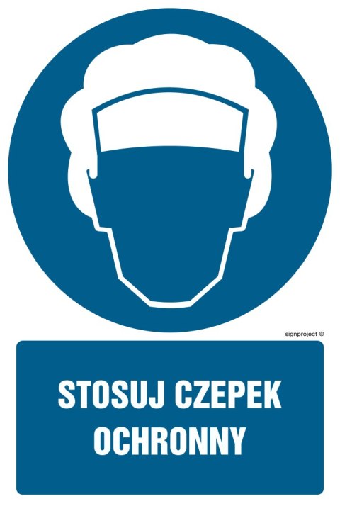 Znak GL025 Stosuj czepek ochronny, 350x525 mm, FS - Folia samoprzylepna fotoluminescencyjna Znak GL025 Stosuj czepek ochronny, 350x525 mm, FS - Folia samoprzylepna fotoluminescencyjna