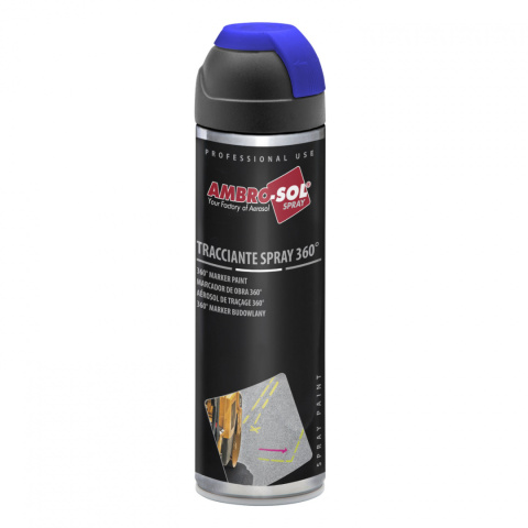 360° marker geodezyjny, 500 ml - niebieski fluo 360° marker geodezyjny, 500 ml - niebieski fluo
