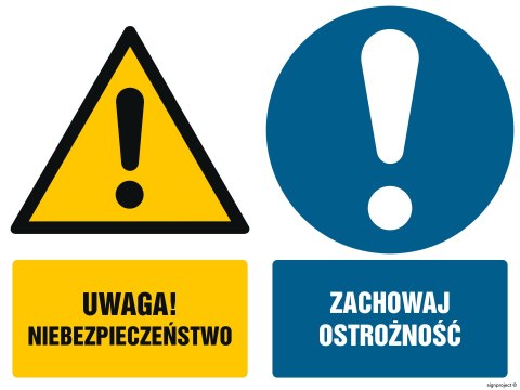 Znak GM017 Uwaga niebezpieczeństwo Zachowaj ostrożność, 200x150 mm, FS - Folia samoprzylepna fotoluminescencyjna Znak GM017 Uwaga niebezpieczeństwo Zachowaj ostrożność, 200x150 mm, FS - Folia samoprzylepna fotoluminescencyjna