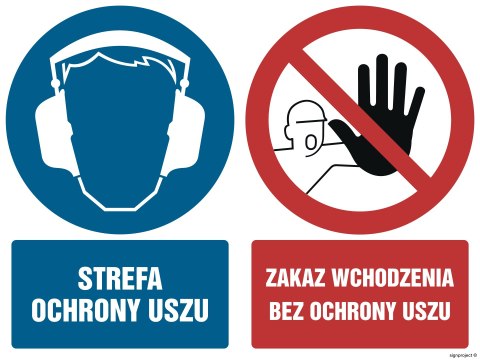 Znak GM029 Strefa ochrony uszu Zakaz wchodzenia bez ochrony uszu, 200x150 mm, FS - Folia samoprzylepna fotoluminescencyjna Znak GM029 Strefa ochrony uszu Zakaz wchodzenia bez ochrony uszu, 200x150 mm, FS - Folia samoprzylepna fotoluminescencyjna