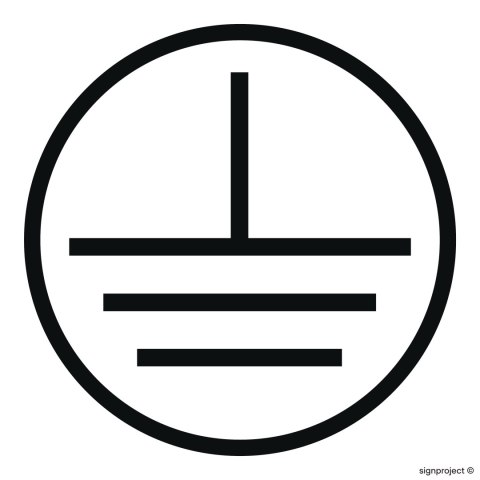 Znak HJ003 Wskaźnik uziemienia, 500x500 mm, PN - Płyta 1 mm Znak HJ003 Wskaźnik uziemienia, 500x500 mm, PN - Płyta 1 mm