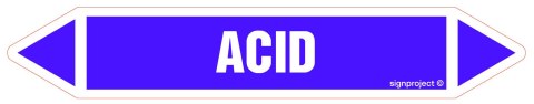 Znak JF009 Acid - arkusz 2 naklejek, 563x100 mm, FN - Folia samoprzylepna Znak JF009 Acid - arkusz 2 naklejek, 563x100 mm, FN - Folia samoprzylepna