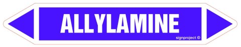 Znak JF021 Allylamine - arkusz 4 naklejek, 338x60 mm, FN - Folia samoprzylepna Znak JF021 Allylamine - arkusz 4 naklejek, 338x60 mm, FN - Folia samoprzylepna