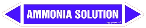 Znak JF024 Ammonia solution - arkusz 2 naklejek, 563x100 mm, FN - Folia samoprzylepna Znak JF024 Ammonia solution - arkusz 2 naklejek, 563x100 mm, FN - Folia samoprzylepna