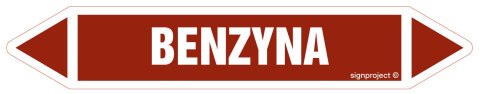 Znak JF038 BENZYNA - arkusz 2 naklejek, 563x100 mm, FN - Folia samoprzylepna Znak JF038 BENZYNA - arkusz 2 naklejek, 563x100 mm, FN - Folia samoprzylepna