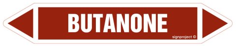 Znak JF054 Butanone - arkusz 16 naklejek, 140x25 mm, FN - Folia samoprzylepna Znak JF054 Butanone - arkusz 16 naklejek, 140x25 mm, FN - Folia samoprzylepna