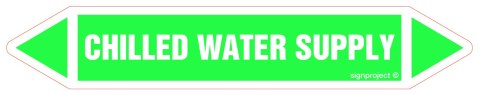 Znak JF065 Chilled water supply - arkusz 16 naklejek, 140x25 mm, FN - Folia samoprzylepna Znak JF065 Chilled water supply - arkusz 16 naklejek, 140x25 mm, FN - Folia samoprzylepna