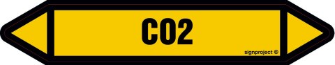 Znak JF085 CO2 - arkusz 2 naklejek, 563x100 mm, FN - Folia samoprzylepna Znak JF085 CO2 - arkusz 2 naklejek, 563x100 mm, FN - Folia samoprzylepna