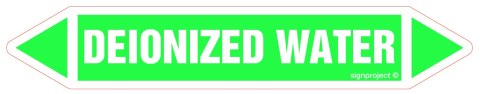Znak JF113 Deionized water - arkusz 5 naklejek, 225x40 mm, FN - Folia samoprzylepna Znak JF113 Deionized water - arkusz 5 naklejek, 225x40 mm, FN - Folia samoprzylepna