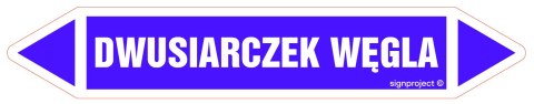 Znak JF136 DWUSIARCZEK WĘGLA - arkusz 2 naklejek, 563x100 mm, FN - Folia samoprzylepna Znak JF136 DWUSIARCZEK WĘGLA - arkusz 2 naklejek, 563x100 mm, FN - Folia samoprzylepna